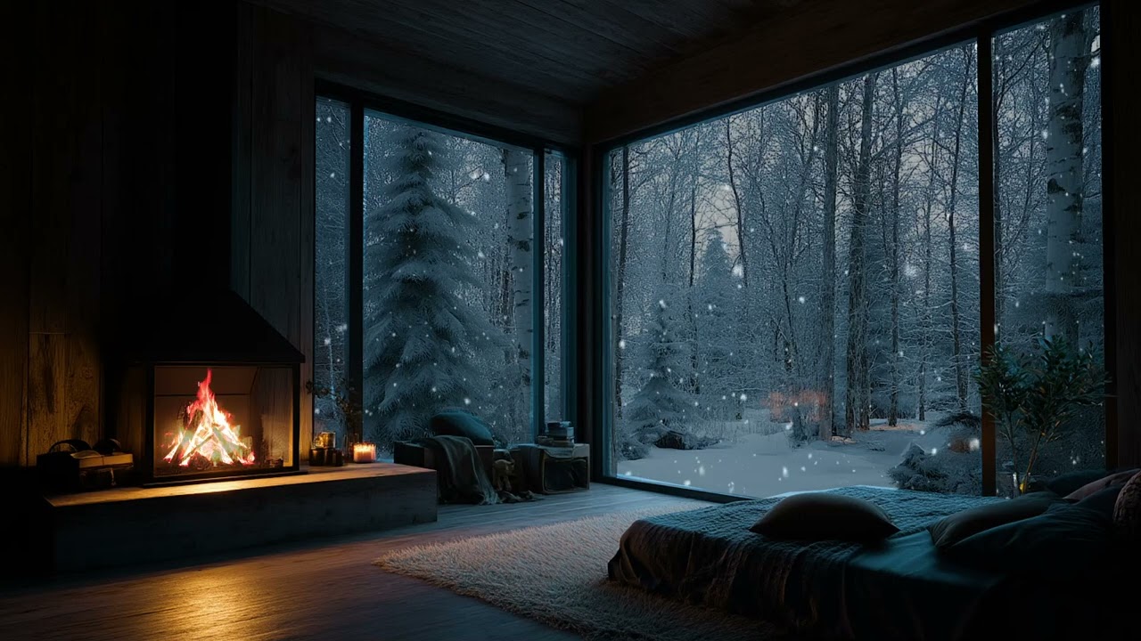 Warm Fireplace Piano for 3 Hours | Calm Night Music to Unwind and Rest 🔥🎹✨