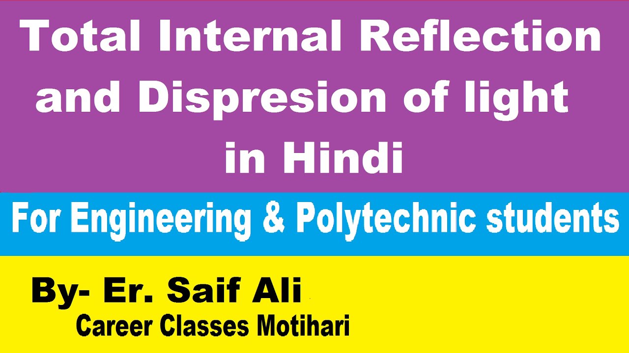Basic Physics chapter-Properties of light in Hindi |Lecture 3