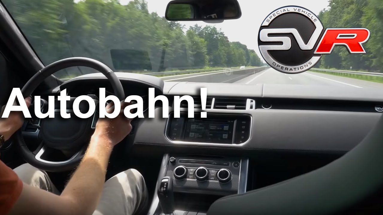 Range Rover Sport SVR TOP SPEED Sound LOUD! Exhaust ...