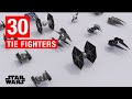 Star Wars:  30 Different Types of TIE Fighter Variants (Canon & Legends)
