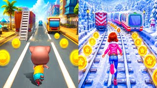 Subway Princess Runner vs Cat runner Gameplay Walkthroughs Android iOS Games