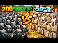 200 VINDICATORS vs 50 IRON GOLEMS – Who Will Win? | Minecraft Battle