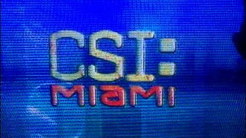 CSI:Miami Season 3 Intro With Speedle