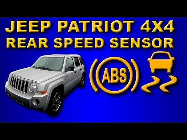 Jeep Patriot 4x4 ABS Light, Rear Hub & Bearing Replacement - YouTube