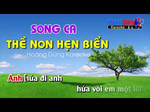 Thề Non Hẹn Biển Karaoke Nhạc sống - The non hen bien karaoke song ca