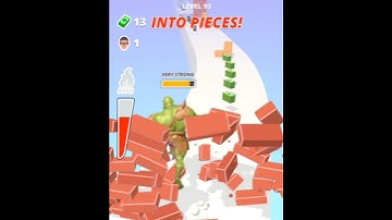 #shorts Muscle Rush - Smash Running GamePlay Video  [ Level 93 ]