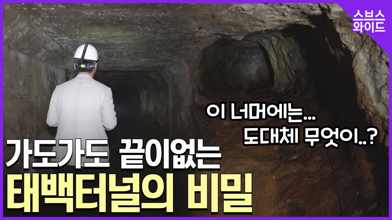 암석동굴과 터널이 번갈아...400m 비밀굴