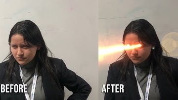 Superman Heat Vision Before & After | Special Effects