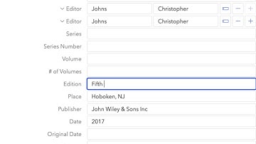 ZoteroBib Correcting references