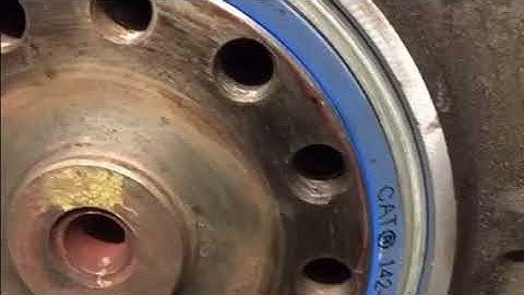 Cat C-15 6nz main seal installation