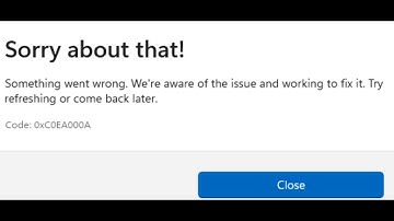 Fix Microsoft Store Error Code 0xC0EA000A On Windows 11/10