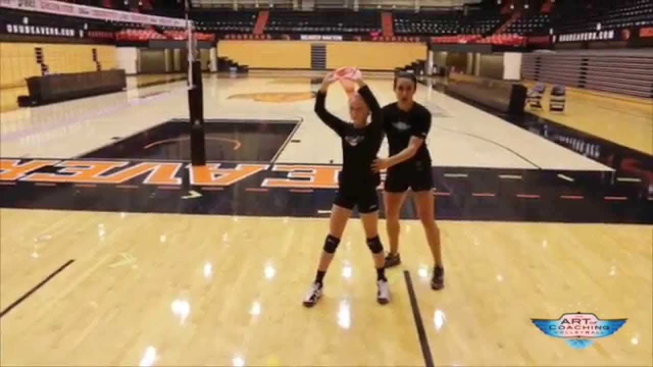 Emily Hiza Volleyball Setter Footwork Drill Art of Coaching VB