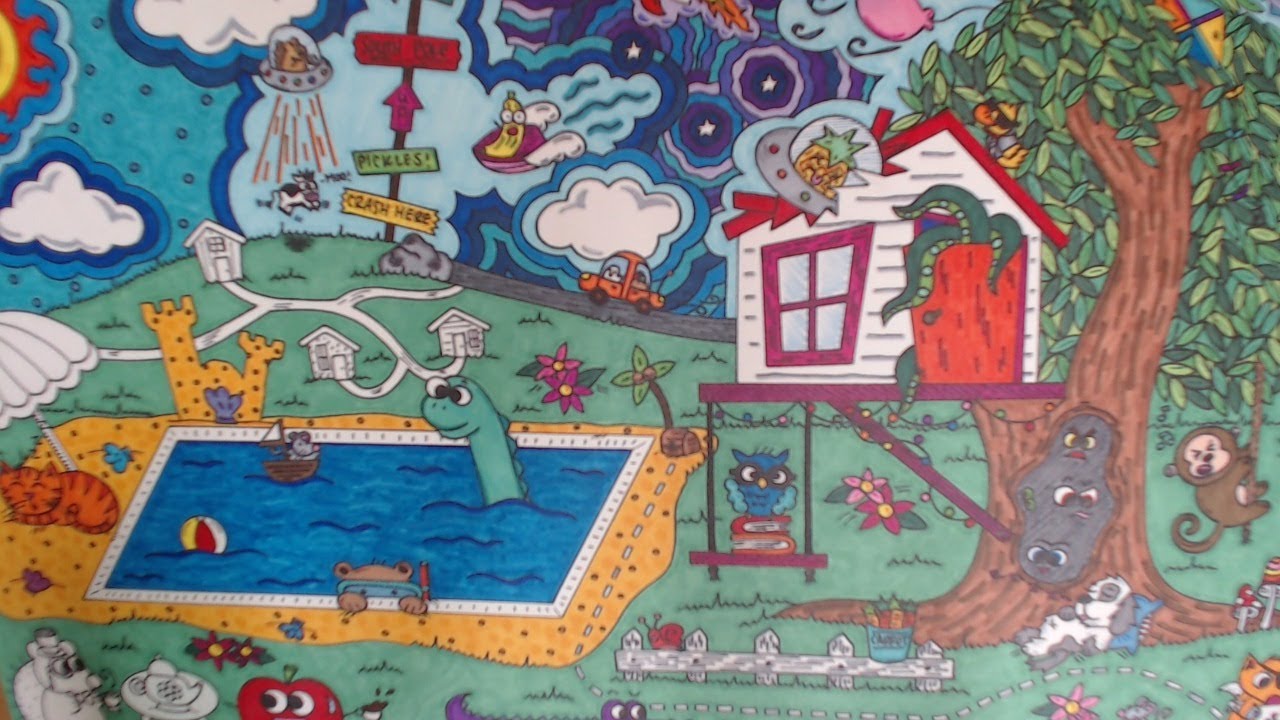 Friendly Inspired Art: Color Day 7