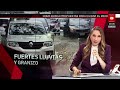 Lluvias y granizo causan inundaciones y caos vial en el Estado de México