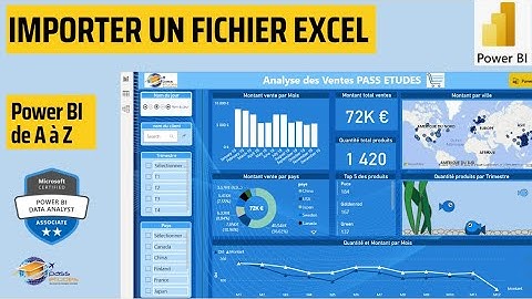 10-Power BI de A à Z : IMPORTER un fichier EXCEL dans power BI