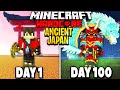 I Survived 100 Days in ANCIENT JAPAN in Hardcore Minecraft