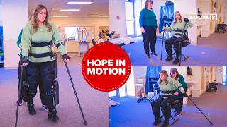 Breakthrough technology helps paralyzed woman walk again