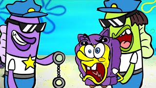 Catnap Spongebob Music Animation - POLICE I SWEAR TO GOD 💀| ♪ TheFatRat - MAYDAY (Music Video