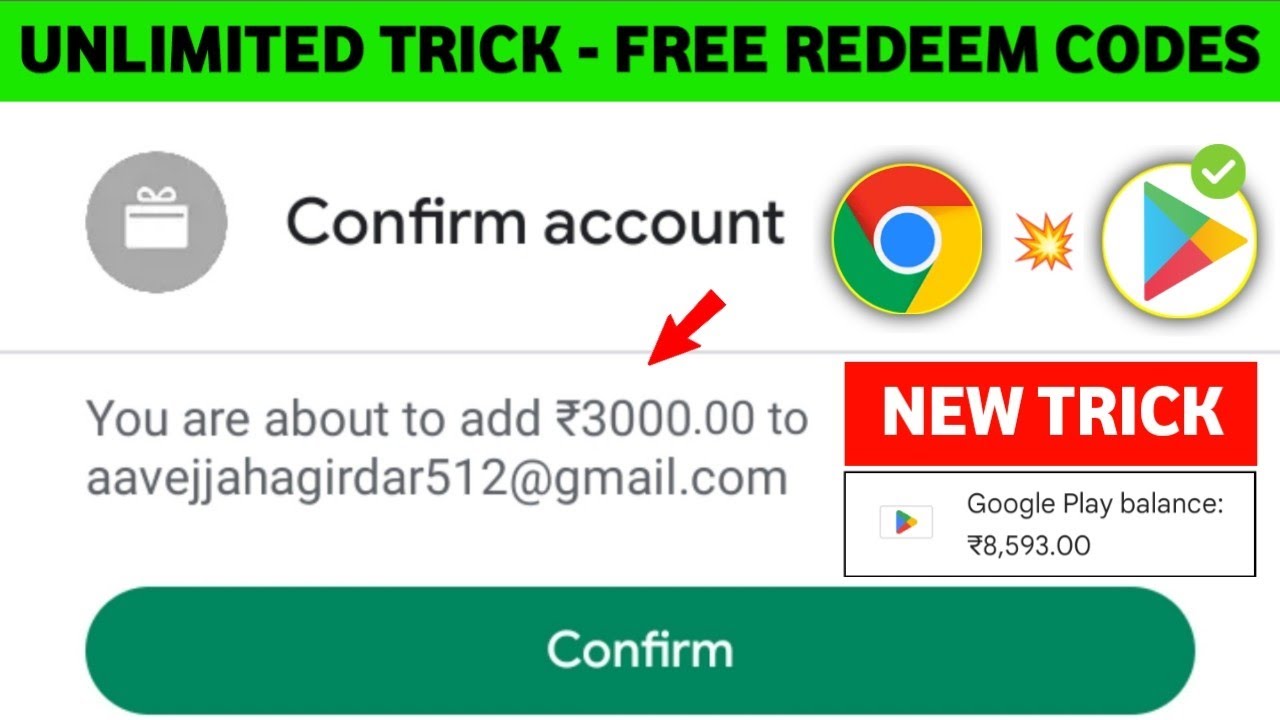 Google Redeem Code For Play Store at ₹0/ How to get redeem code