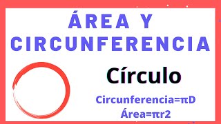 Circunferencia Y Área De Un Círculo Área Y Perímetro De Un Círculo.
