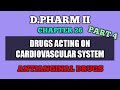 D.PHARMA-II | DRUGS ACTING ON CARDIOVASCULAR SYSTEM| CHAPTER 26| PART 4| ANTIANGINAL DRUGS