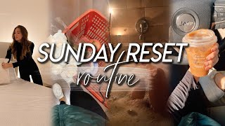 MY SUNDAY RESET ROUTINE | grocery shopping, deep cleaning, meal prepping, \& planning