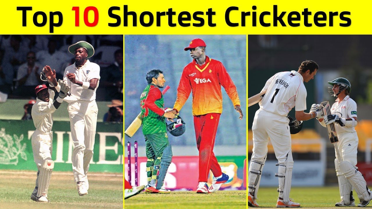 Top 10 Shortest Cricket Players In Cricket History Smallest Cricketers L Sportify Youtube
