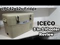 ICECO JPC42  3 in 1 Review - 12 Volt Fridge, Freezer, and Ice Chest