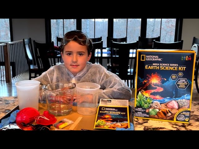 National Geographic Build Your Own Volcano Kit - Sticky Mud & Belly Laughs