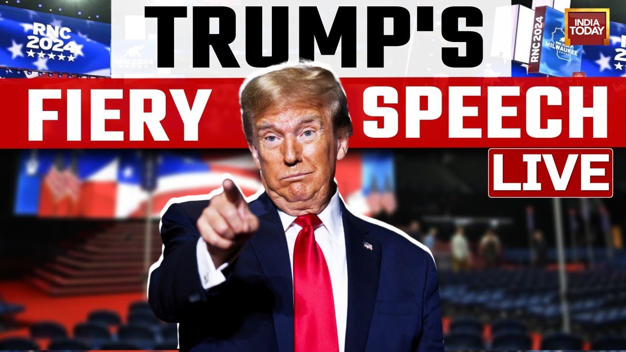 Donald Trump LIVE: Donald Trump Speech At RNC 2024 | 2024 RNC LIVE Stream | RNC Live Updates