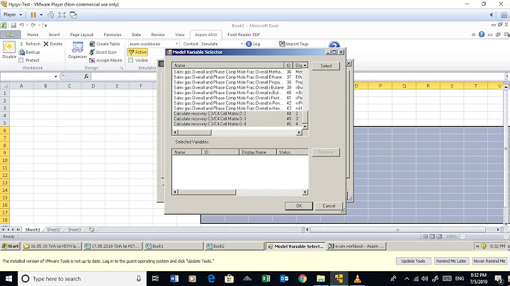 Hướng dẫn cài hysys 7.3 dhbkhn năm 2024