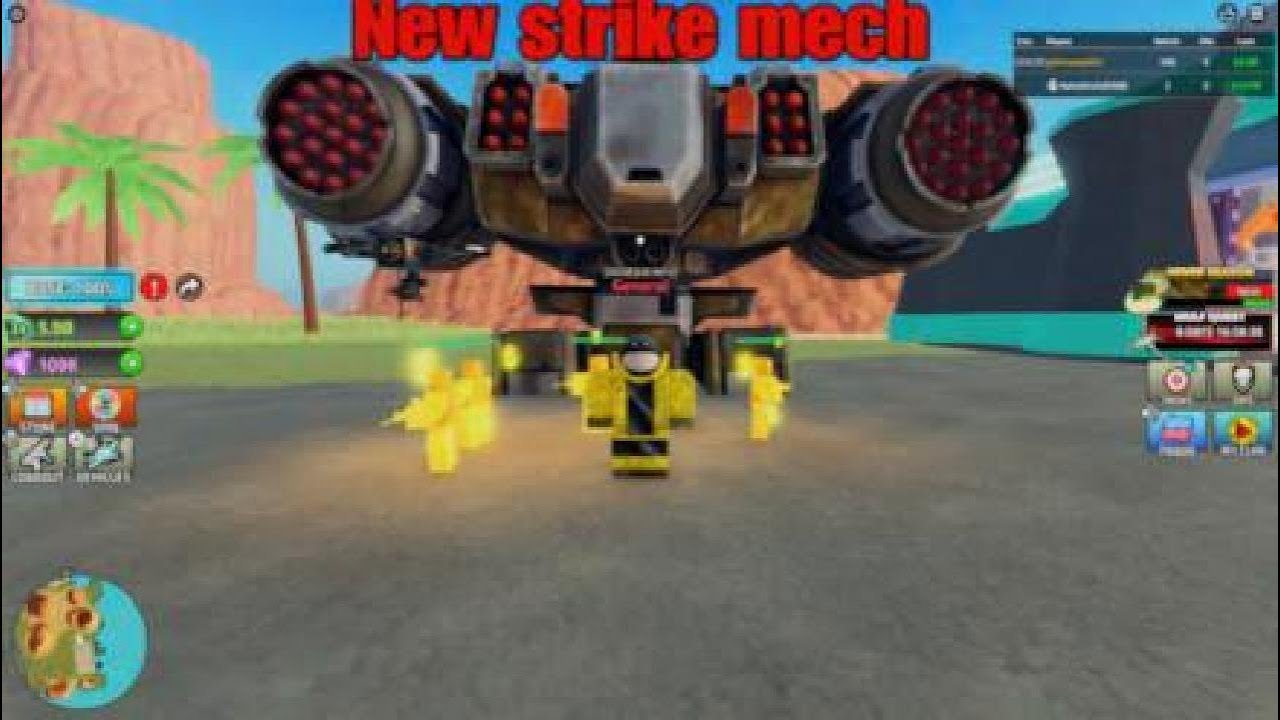 Roblox military tycoon New strike mech