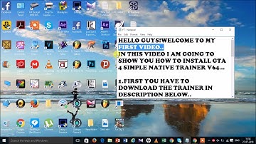 Gta 4  how to install simple native trainer v64