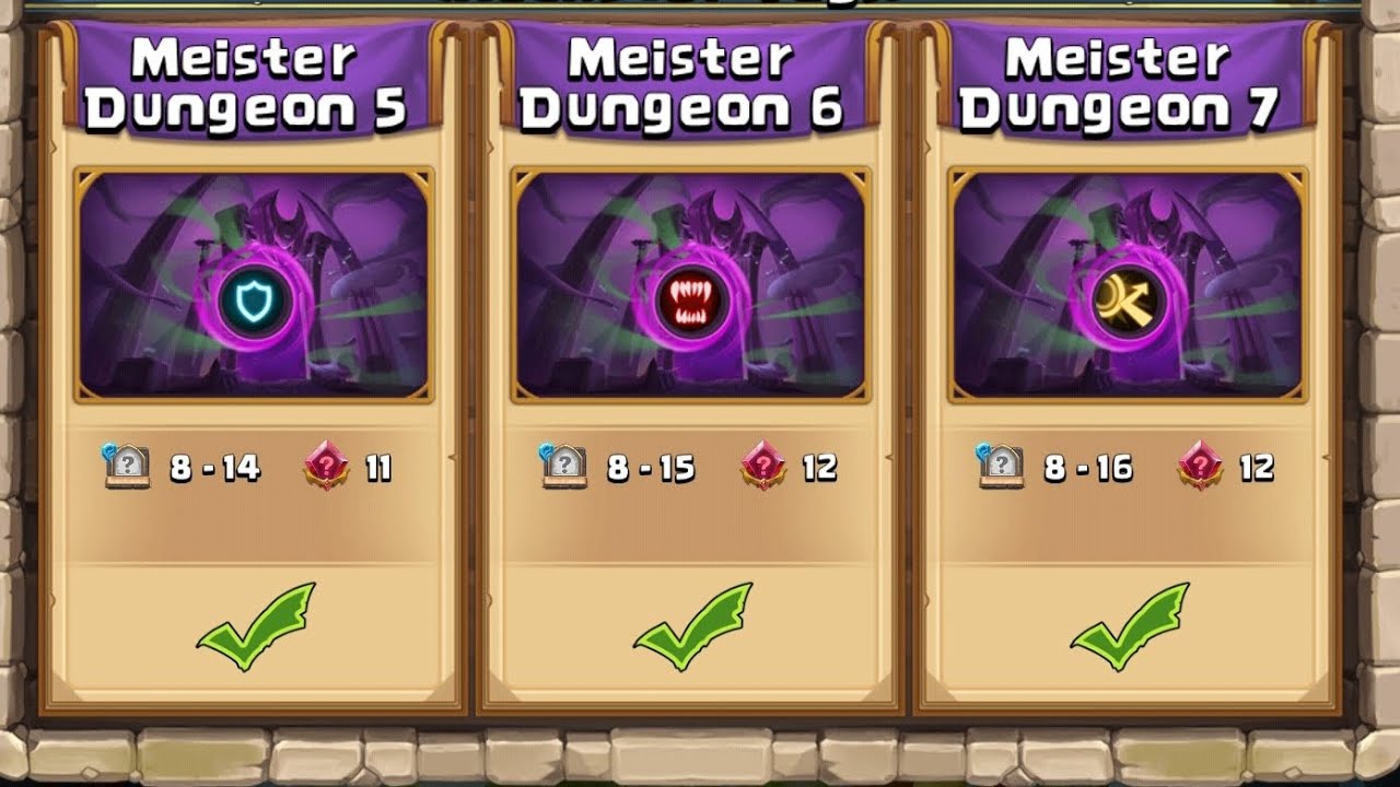 Castle Clash Mastermind Dungeon