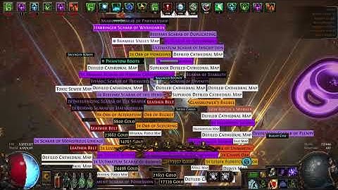 POE 3.27 - Keepers of the Flame - Elementalist Poison Impending Doom - 36m DPS - T17 + T16.5