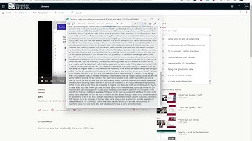 Using stream transcript extension