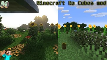 Minecraft No Cubes mod + Raytraced Shaders+ Physics!