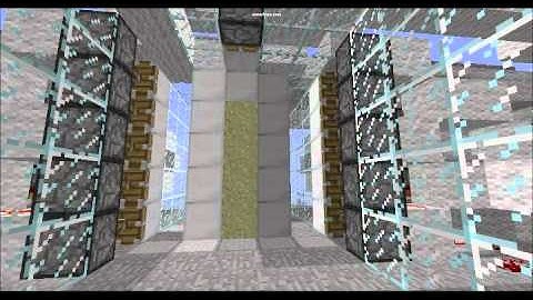 Minecraft 5x5 Piston Door