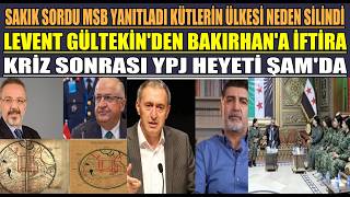 Levent Gültekinden Bakırhana Iftira Dem Msb Arasında Kürtlerin Ülkesi Tartışması