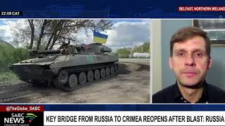 Key Bridge From Russia To Crimea Reopens After Blast Dr Alexander Titov