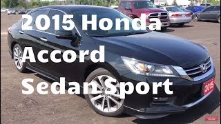 2015 Honda Accord Sedan Sport | WHITBY OSHAWA HONDA | Stock #: U5096