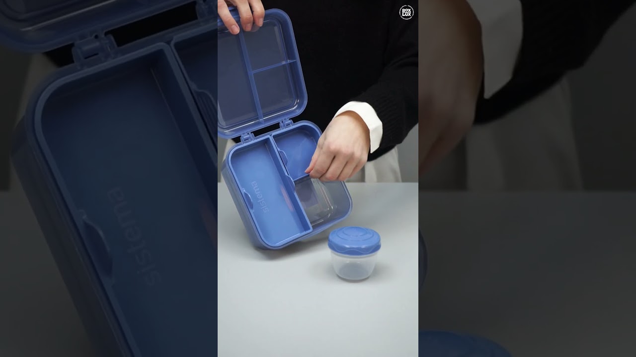 Sistema Madkasse Ocean Bound   Bento Cube   BLÅ