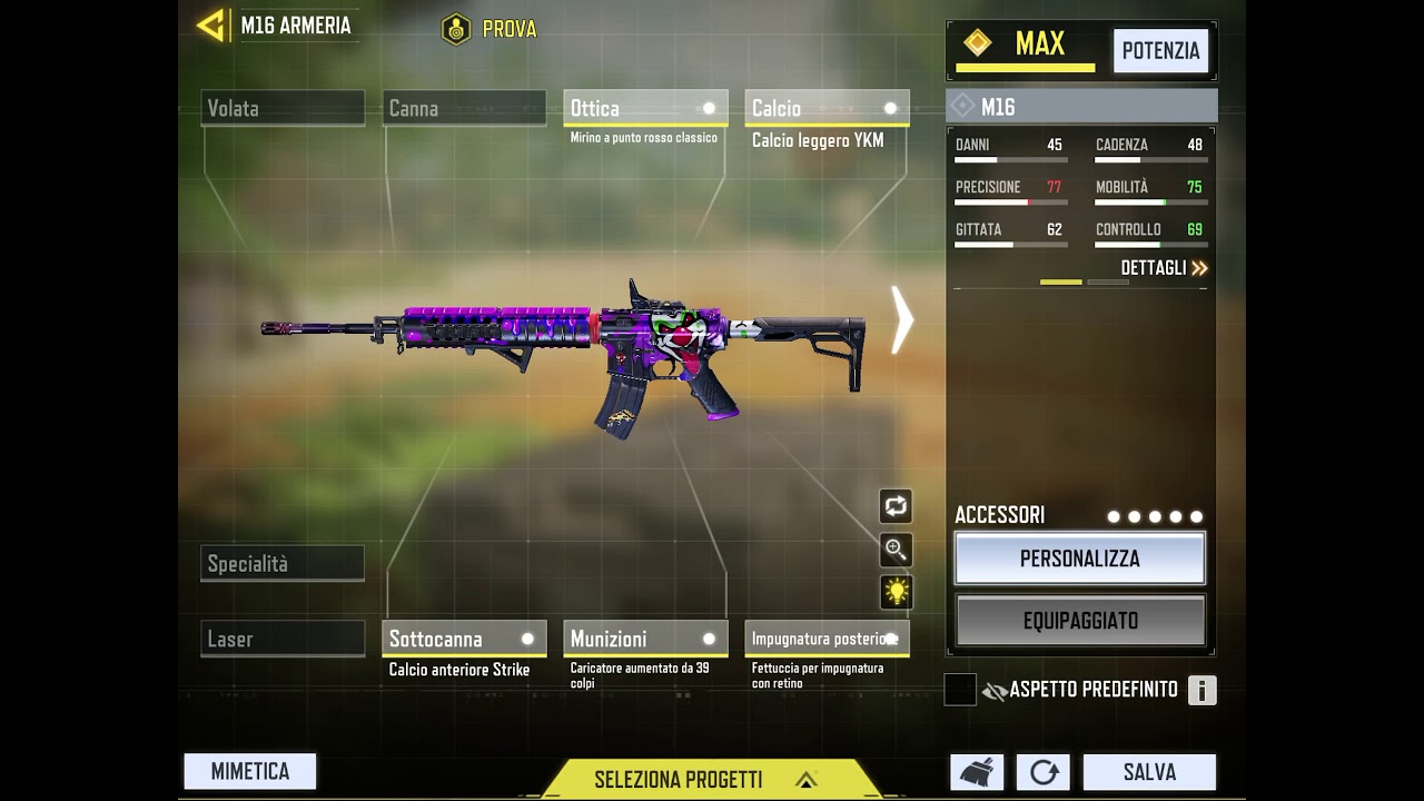 COD mobile - tutorial missione fucile d’assalto equipaggiamento consigliato (consiglio di sistema 2)