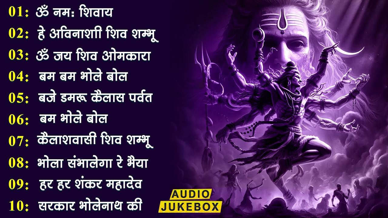 Non Stop Shiv Bhajan | Mahadev Songs | श्रावण मास के भजन | Bhakti Song | ॐ नम: शिवायः | शिव भजन