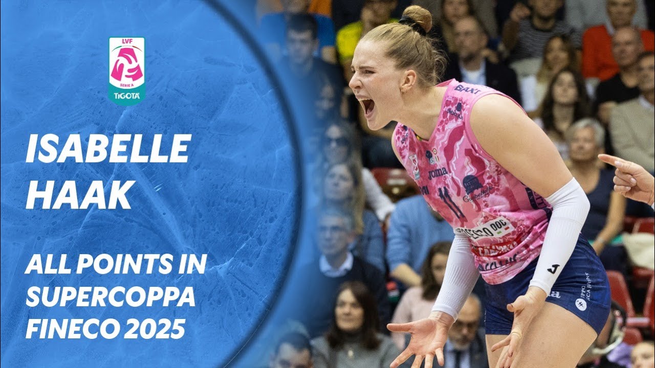 ISABELLE HAAK, All points in Supercup Fineco 2025 | Lega Volley Femminile 2025/26
