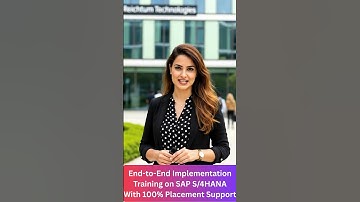 SAP S/4 Training on End-to-End Implementation Project