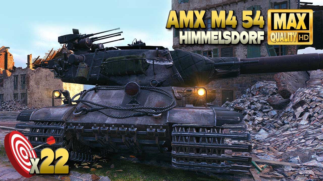 AMX M4 54: Триллер на Химмельсдорфе (Предупреждение о зуме) - World of Tanks