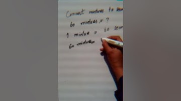 Convert minutes to seconds, Mathematics, math #shorts #shortsvideo #shortvideo