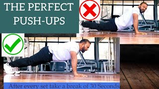 |The Perfect Push Up Workout | Push up workout for beginners | How to do a push up |