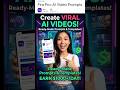 Best app for AI videos creators. Fira Pro #viralvideo #trendingshorts #youtubeshorts